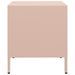 Tables de chevet 2 pcs rose 35x39x43,5 cm acier - Photo n°7