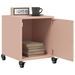 Tables de chevet 2 pcs rose 36x39x43,5 cm acier - Photo n°1