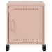 Tables de chevet 2 pcs rose 36x39x43,5 cm acier - Photo n°6