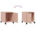 Tables de chevet 2 pcs rose 36x39x43,5 cm acier - Photo n°9