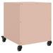 Tables de chevet 2 pcs rose 36x39x43,5 cm acier - Photo n°8