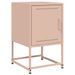 Tables de chevet 2 pcs rose 36x39x60,5 cm acier - Photo n°6