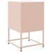 Tables de chevet 2 pcs rose 36x39x60,5 cm acier - Photo n°8