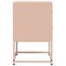 Tables de chevet 2 pcs rose 36x39x60,5 cm acier - Photo n°7