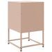 Tables de chevet 2 pcs rose 36x39x60,5 cm acier - Photo n°8