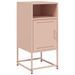 Tables de chevet 2 pcs rose 36x39x78 cm acier - Photo n°5