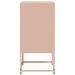 Tables de chevet 2 pcs rose 36x39x78 cm acier - Photo n°7