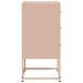 Tables de chevet 2 pcs rose 36x39x78 cm acier - Photo n°7