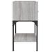 Tables de chevet 2 pcs sonoma gris 40,5x31x60 cm - Photo n°8