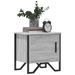 Tables de chevet 2 pcs sonoma gris 40x30x40 cm bois ingénierie - Photo n°4