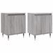 Tables de chevet 2 pcs sonoma gris 40x30x50cm bois d'ingénierie - Photo n°1