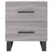 Tables de chevet 2 pcs sonoma gris 40x35x47,5 cm - Photo n°6