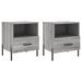 Tables de chevet 2 pcs sonoma gris 40x35x47,5 cm - Photo n°1