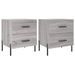 Tables de chevet 2 pcs sonoma gris 40x35x47,5 cm - Photo n°1