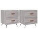 Tables de chevet 2 pcs sonoma gris 40x35x47,5 cm - Photo n°1