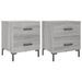 Tables de chevet 2 pcs sonoma gris 40x35x47,5 cm - Photo n°1