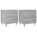 Tables de chevet 2 pcs sonoma gris 40x35x47,5 cm - Photo n°1