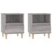 Tables de chevet 2 pcs Sonoma gris 40x35x50 cm - Photo n°2