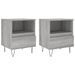 Tables de chevet 2 pcs sonoma gris 40x35x50 cm bois ingénierie - Photo n°1