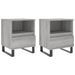 Tables de chevet 2 pcs sonoma gris 40x35x50 cm bois ingénierie - Photo n°1