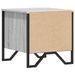 Tables de chevet 2 pcs sonoma gris 40x41x40cm bois d'ingénierie - Photo n°8