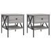 Tables de chevet 2 pcs sonoma gris 40x42x45 cm bois ingénierie - Photo n°1