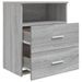 Tables de chevet 2 pcs Sonoma gris 50x32x60 cm - Photo n°7