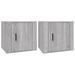 Tables de chevet 2 pcs Sonoma gris 50x39x47 cm - Photo n°2