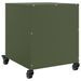 Tables de chevet 2 pcs vert olive 36x39x43,5 cm acier - Photo n°8