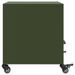 Tables de chevet 2 pcs vert olive 36x39x43,5 cm acier - Photo n°7