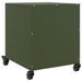 Tables de chevet 2 pcs vert olive 36x39x43,5 cm acier - Photo n°8