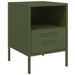 Tables de chevet 2 pcs vert olive 36x39x50,5 cm - Photo n°5