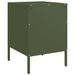 Tables de chevet 2 pcs vert olive 36x39x50,5 cm acier - Photo n°8