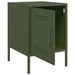 Tables de chevet 2 pcs vert olive 36x39x50,5 cm acier - Photo n°9