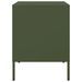 Tables de chevet 2 pcs vert olive 36x39x50,5 cm acier - Photo n°7