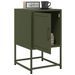 Tables de chevet 2 pcs vert olive 36x39x60,5 cm acier - Photo n°4