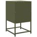 Tables de chevet 2 pcs vert olive 36x39x60,5 cm acier - Photo n°8