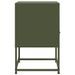 Tables de chevet 2 pcs vert olive 36x39x60,5 cm acier - Photo n°7