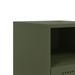 Tables de chevet 2 pcs vert olive 36x39x60,5 cm acier - Photo n°10