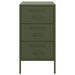 Tables de chevet 2 pcs vert olive 36x39x68 cm - Photo n°6