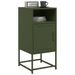 Tables de chevet 2 pcs vert olive 36x39x78 cm acier - Photo n°4