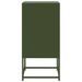 Tables de chevet 2 pcs vert olive 36x39x78 cm acier - Photo n°7