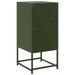 Tables de chevet 2 pcs vert olive 36x39x78 cm acier - Photo n°8