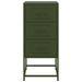 Tables de chevet 2 pcs vert olive 36x39x78 cm acier - Photo n°6