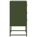 Tables de chevet 2 pcs vert olive 36x39x78 cm acier - Photo n°7