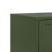 Tables de chevet 2 pcs vert olive 36x39x78 cm acier - Photo n°10