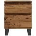 Tables de chevet 2 pcs vieux bois 40x35x50 cm bois d’ingénierie - Photo n°4