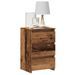 Tables de chevet 2 pcs vieux bois 40x35x62,5 cm bois ingénierie - Photo n°1