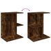 Tables de chevet 2pcs chêne fumé 46,5x29x61cm bois d’ingénierie - Photo n°8