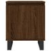 Tables de chevet 2pcs chêne marron 40x30x50cm bois d'ingénierie - Photo n°5